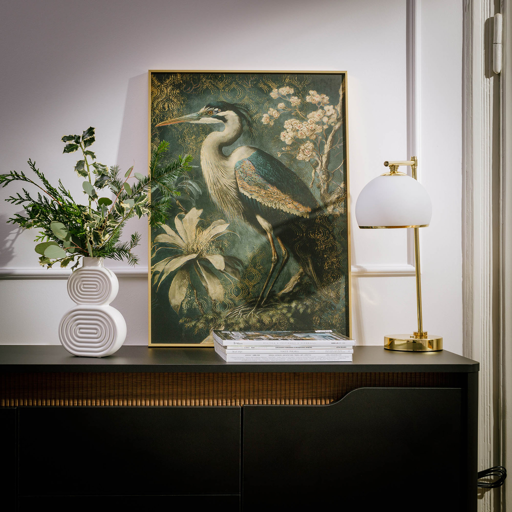 Váza modernistická biela 23 cm