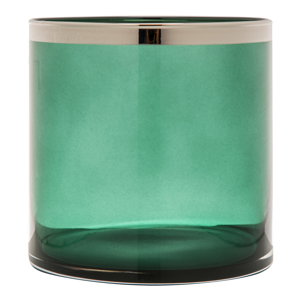 Svietnik s platinovým pásikom 15 cm