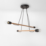 Závesné svietidlo HELIX IV WOOD svetlé drevo