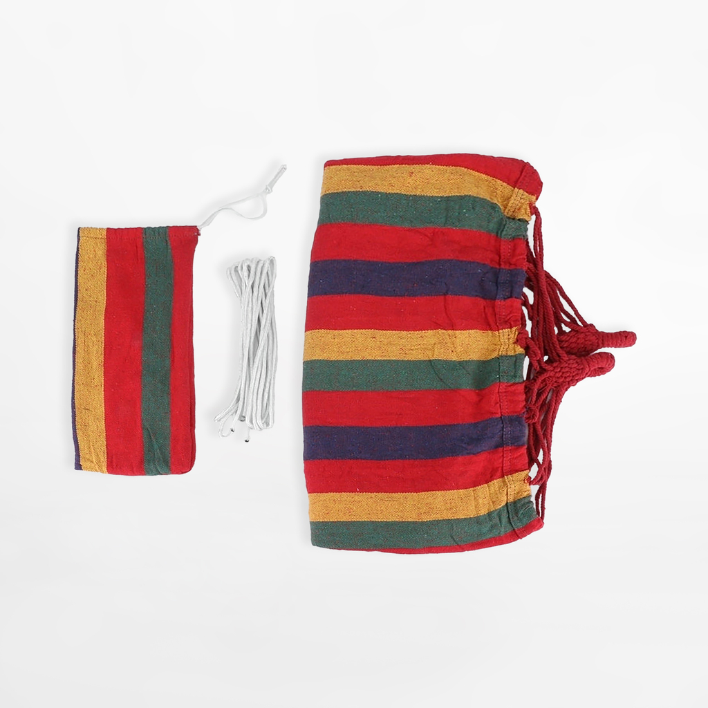 Hojdacia sieť vzor pruhy, s priečkou, 190x80 cm