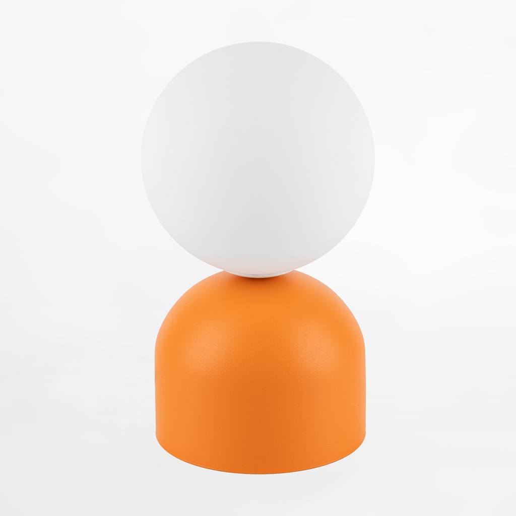 Stolná lampa s oranžovým podstavcom MIKI