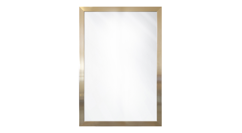 Zrkadlo so zlatým rámom SLIM 57,5 x 77,5 cm