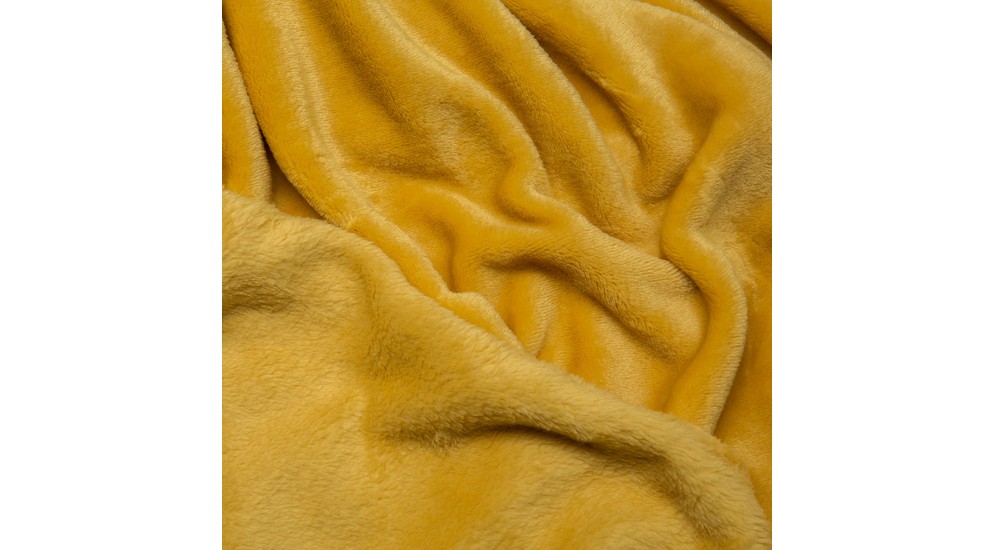 Horčicová deka VERIA 150x200 cm