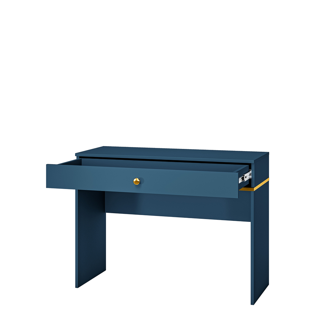 Toaletný stolík so zásuvkou tmavomodrý MARINE