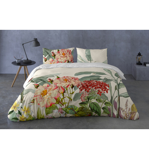 Bavlnená posteľná bielizeň s kvetinovým vzorom MIRELLECONTRA 160x200 cm