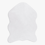 Koberec z umelej kožušiny RABBIT, biely, 60x90 cm