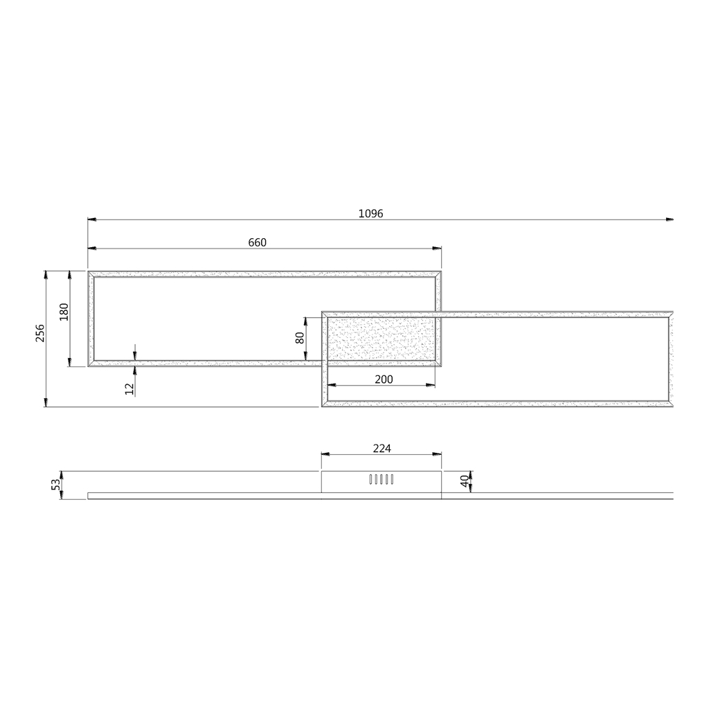 Stropné svietidlo LED s diaľkovým ovládaním strieborné ASMIN