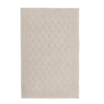 Geometrický koberec OSLO v kosoštvorcoch, krémový 50x80 cm