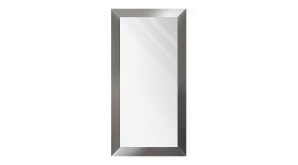 Zrkadlo so strieborným rámom MILANO, 74 x 134 cm