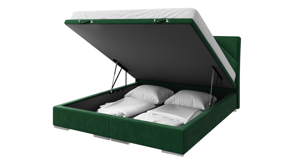 Vysoká kontinentálna posteľ LEONARDO 160x200 cm
