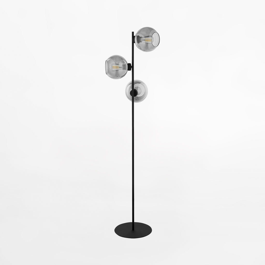 Stojacia lampa grafitová CUBUS