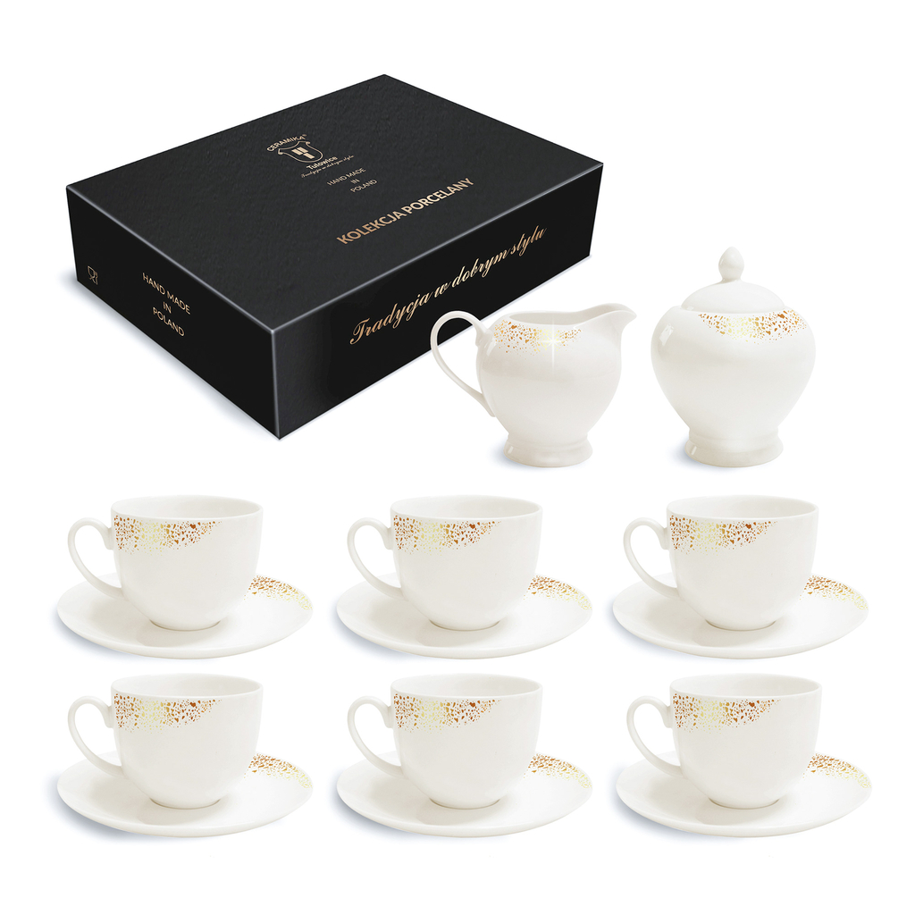 Kávová súprava porcelánová SIGN GOLD, 14-dielna