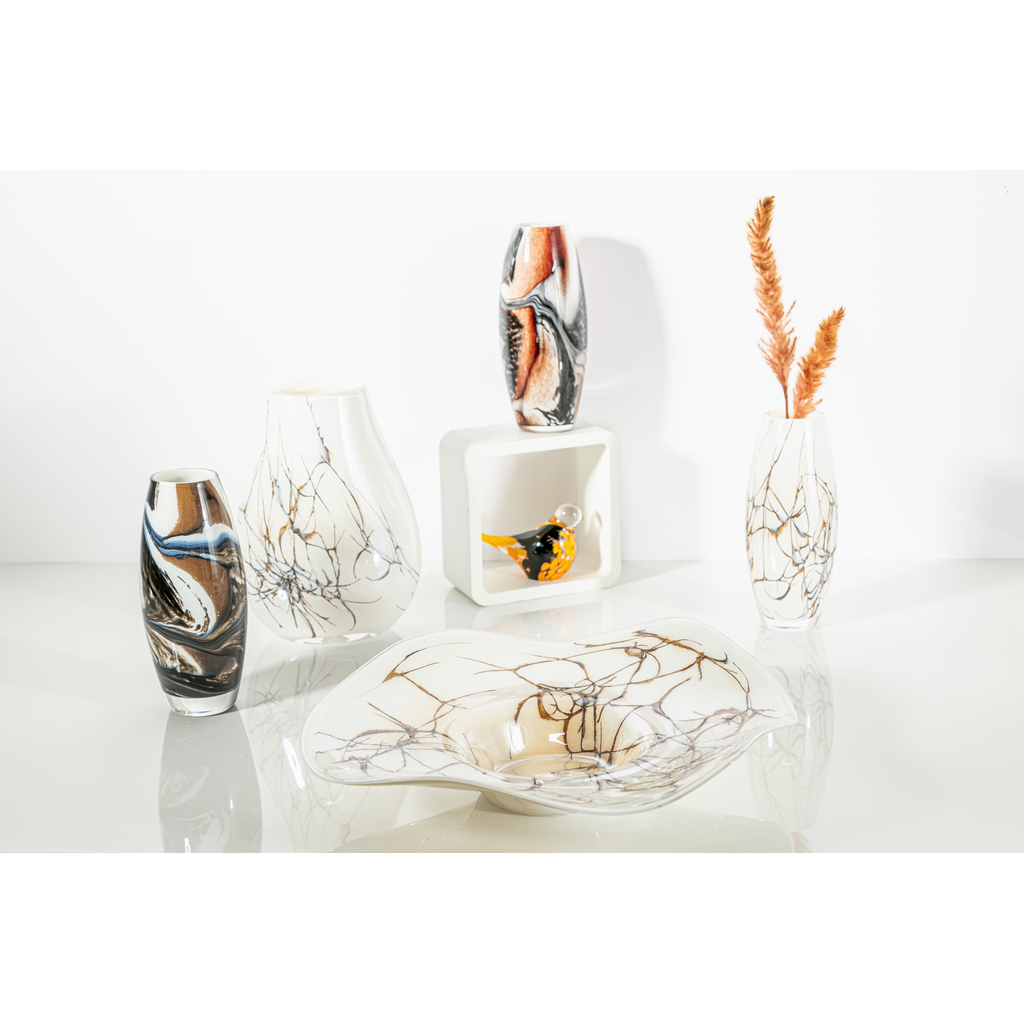 Servírovací tanier RETRO biely 45 cm