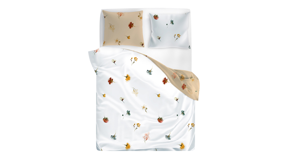 Súprava posteľnej bielizne s kvetmi COTTAGE HOME 160x200 cm