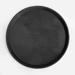 Protišmykový podnos v čiernej farbe 35 cm