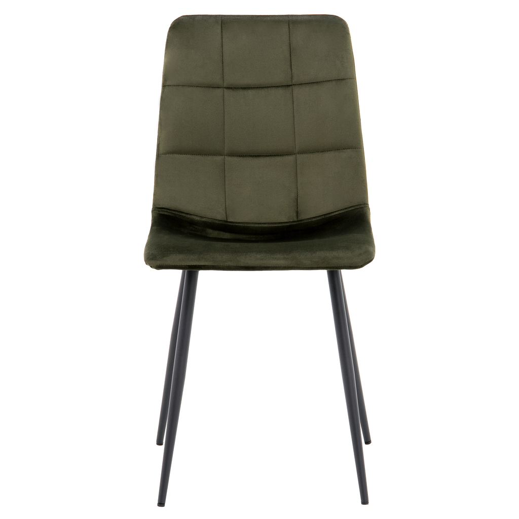 Čalúnená stolička zelená FOLVIO