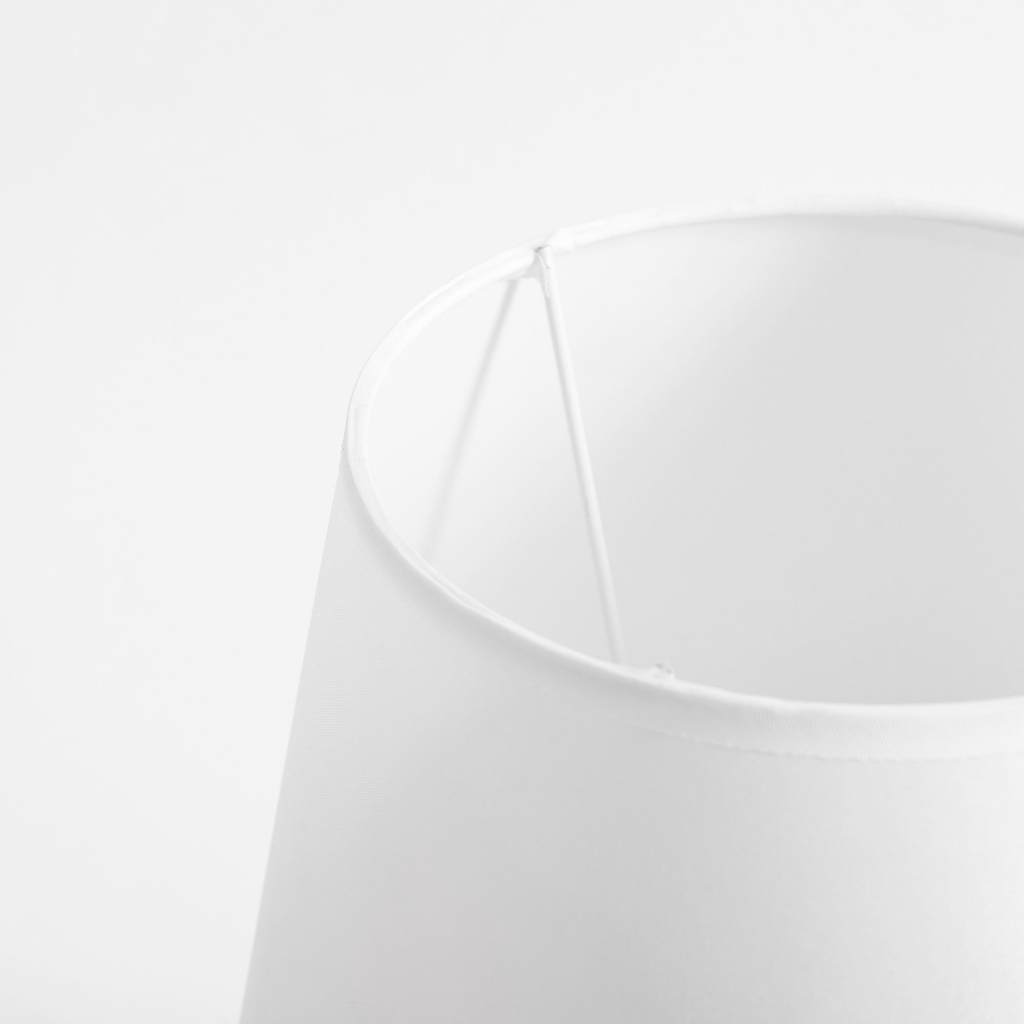 Stolná lampa s tienidlom čierno-biela 31,5 cm