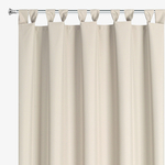 Záves na terasu s pútkami na suchý zips svetlobéžový GARDEN 155x220 cm