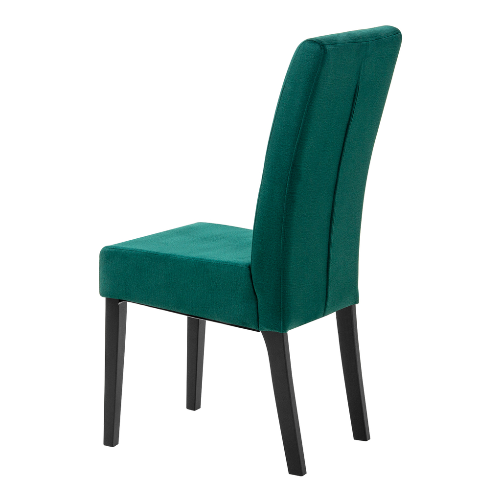 Zelená čalúnená stolička VENES