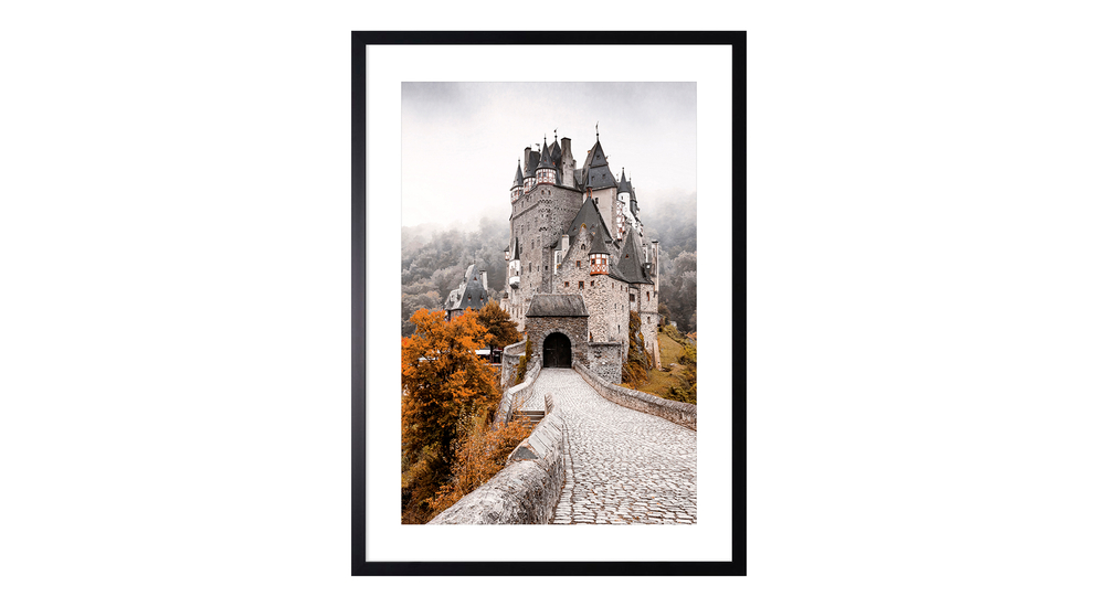 Obraz jesenného zámku AUTUMN VIEW 53 x 73 cm