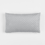 Vankúš minky sivý MILA 30 x 50 cm