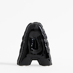 Dekoratívna figúrka PÍSMENO A čierna