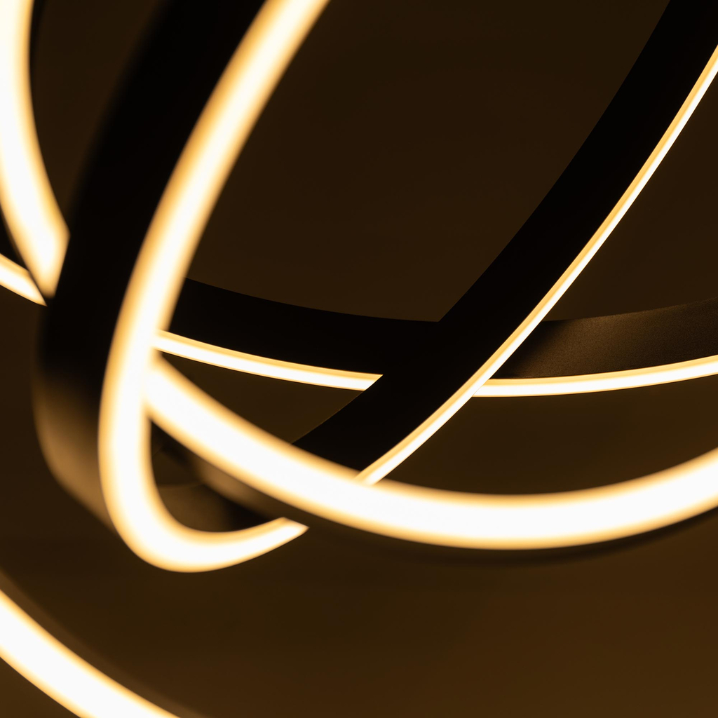 Stropné svietidlo TESS LED čierne