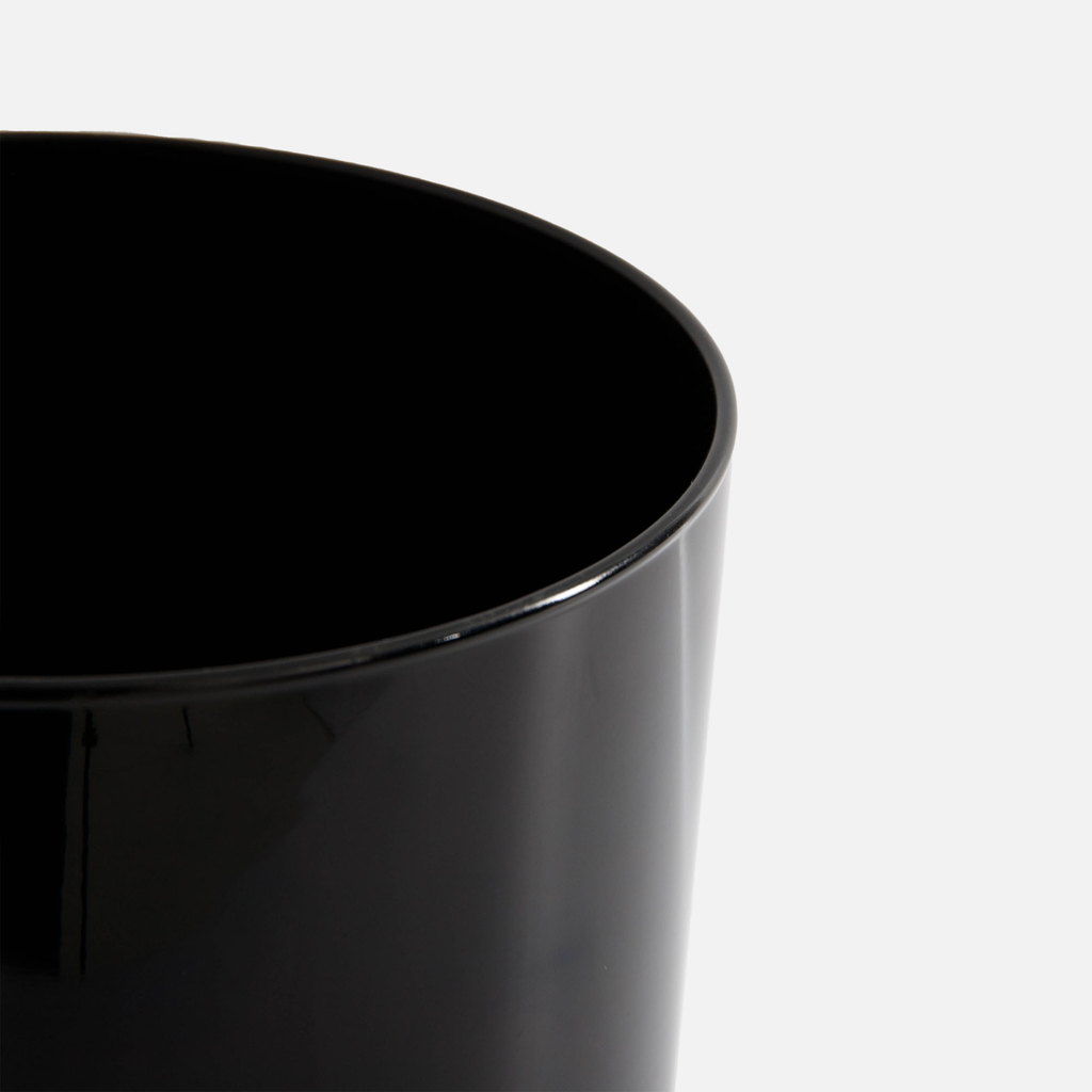 Sklenená váza čierna LUCA 29 cm