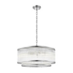 Luster na reťazi chrómovaný 6xE14 SERGIO P0528-06H-F4AC