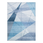 Geometrický koberec PUERTO modrý 120x160 cm