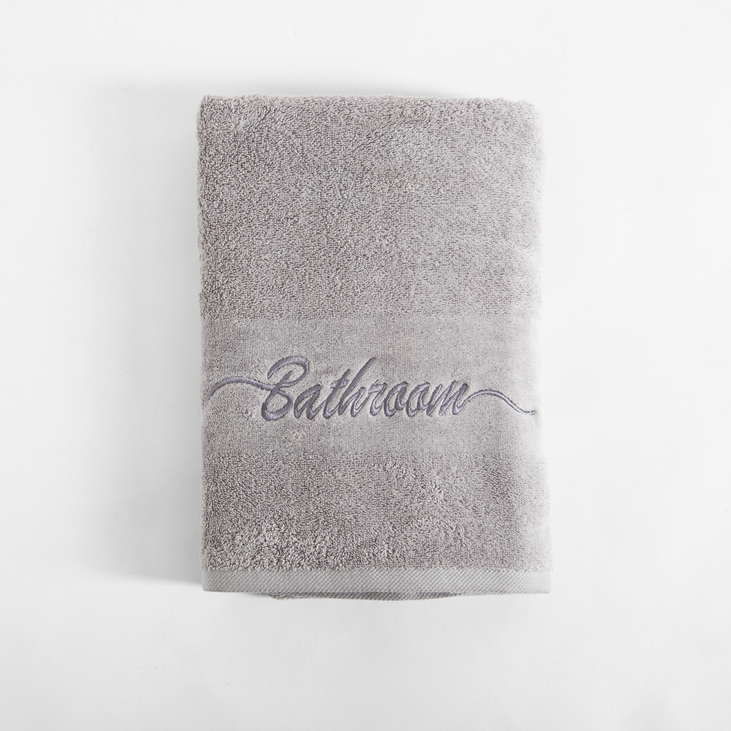 Bavlnený uterák vo svetlosivej farbe FERRO 50x90 cm
