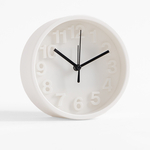 Budík biely 13,1 cm