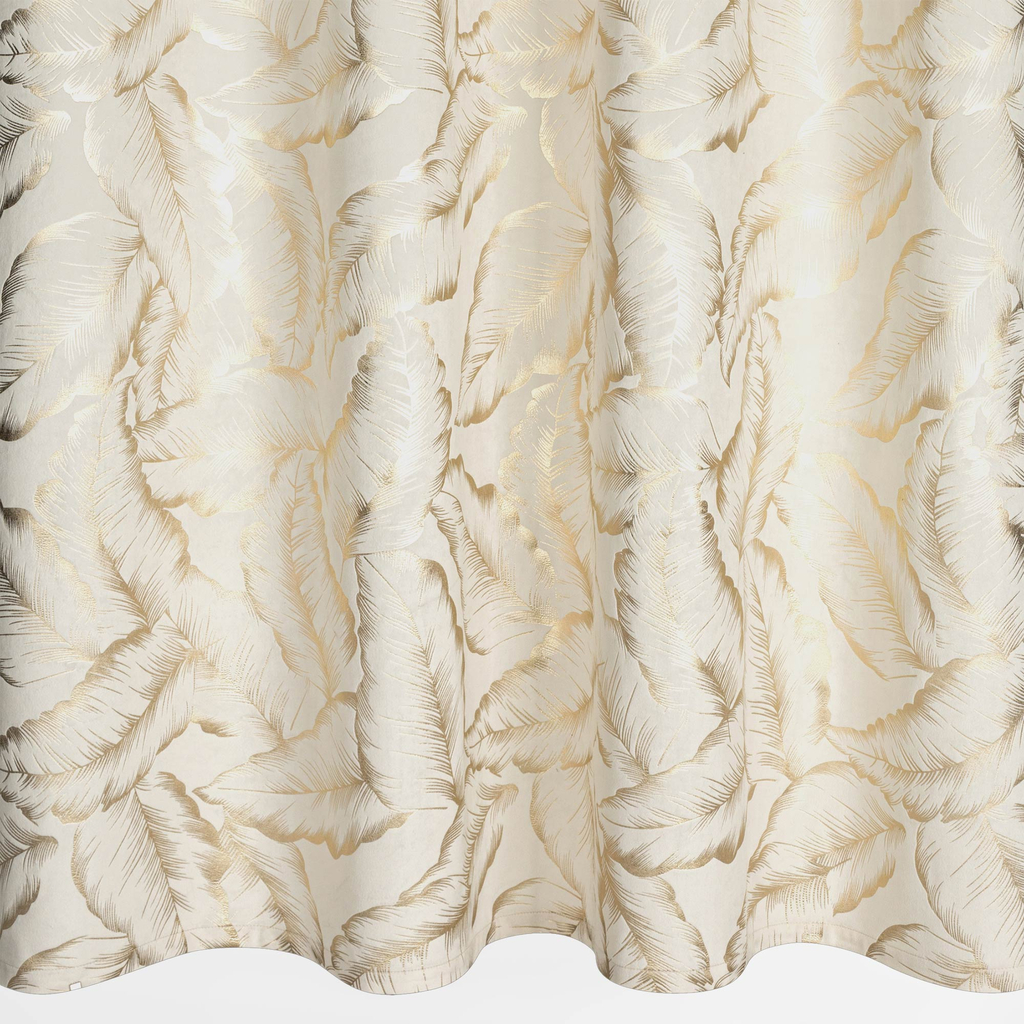 Záves na kolieskach krémová MILENA 140x250 cm