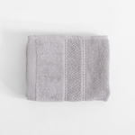 Bavlnený uterák na ruky vo svetlosivej farbe MARIO 30x50 cm
