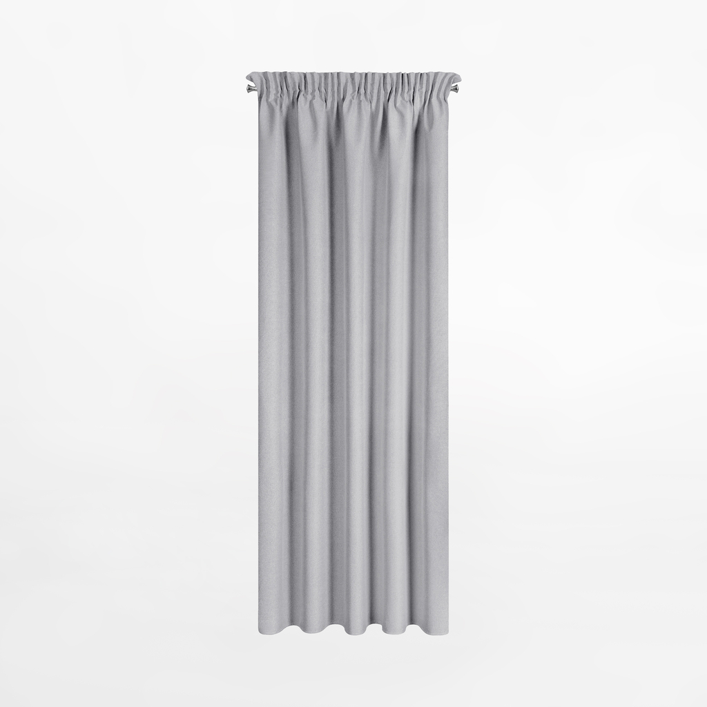 Záves na páske v oceľovej farbe SUZAN 135x270 cm