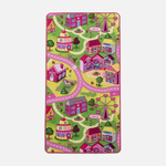 Detský koberec cesty ružový FUNFAIR 80x150 cm