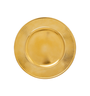 Ozdobný tanier zlatý 33 cm