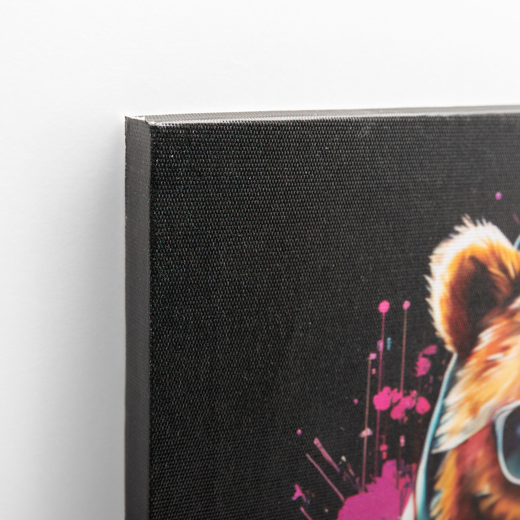 Maľba na plátne MEDVEDÍK 28x28 cm