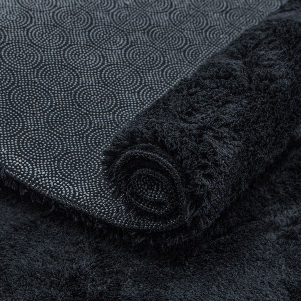 Koberec rabbit čierny PULY 60x100 cm