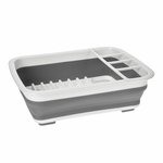 Odkvapkávač na riad skladací sivý