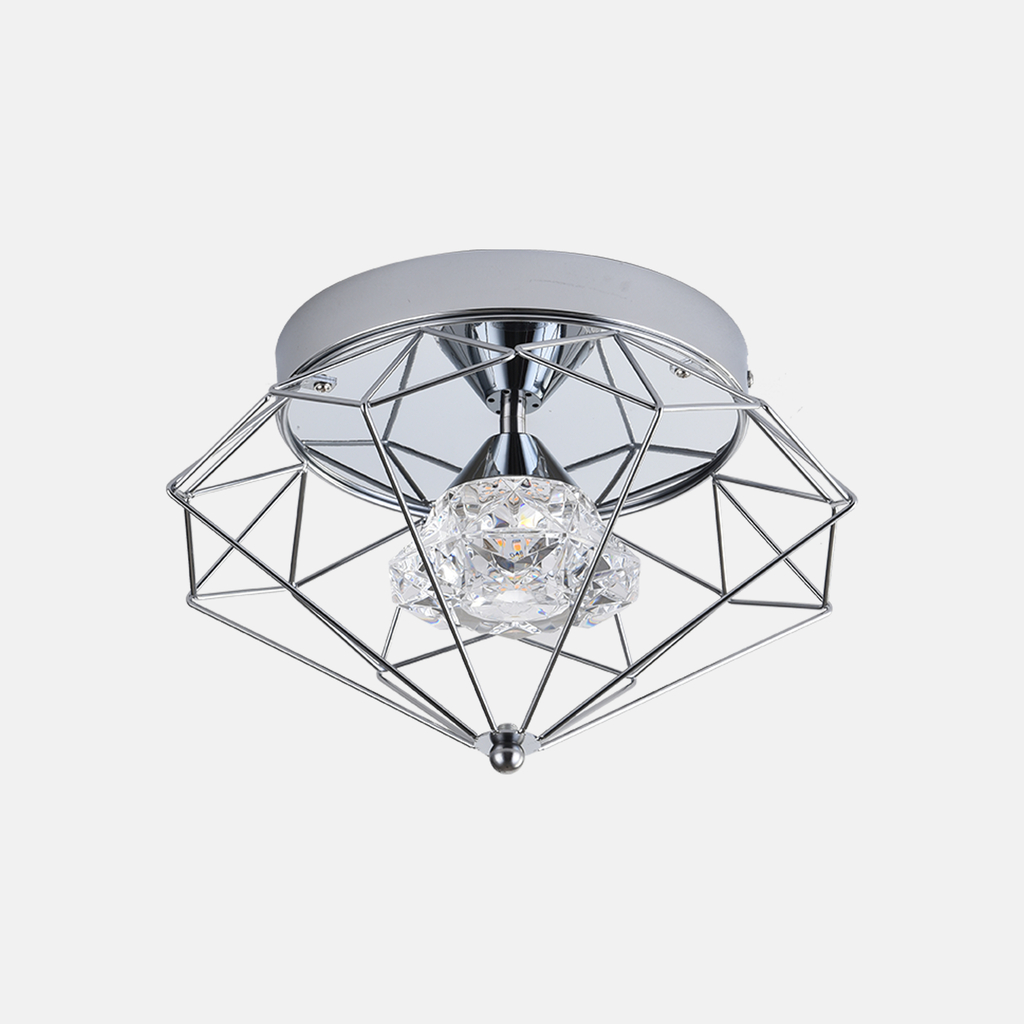 Chrómové stropné svietidlo AMY