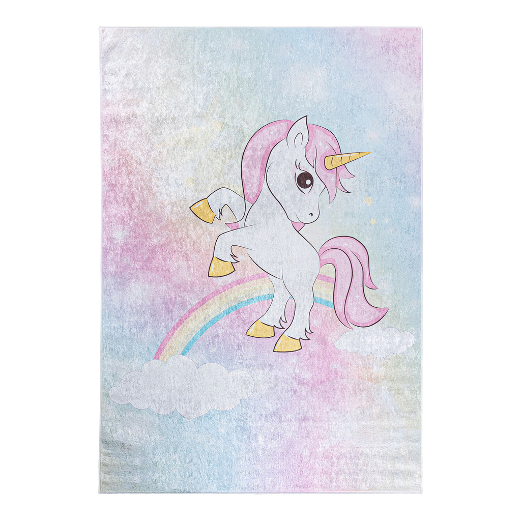 Dúhový koberec JEDNOROŽEC 80x150 cm