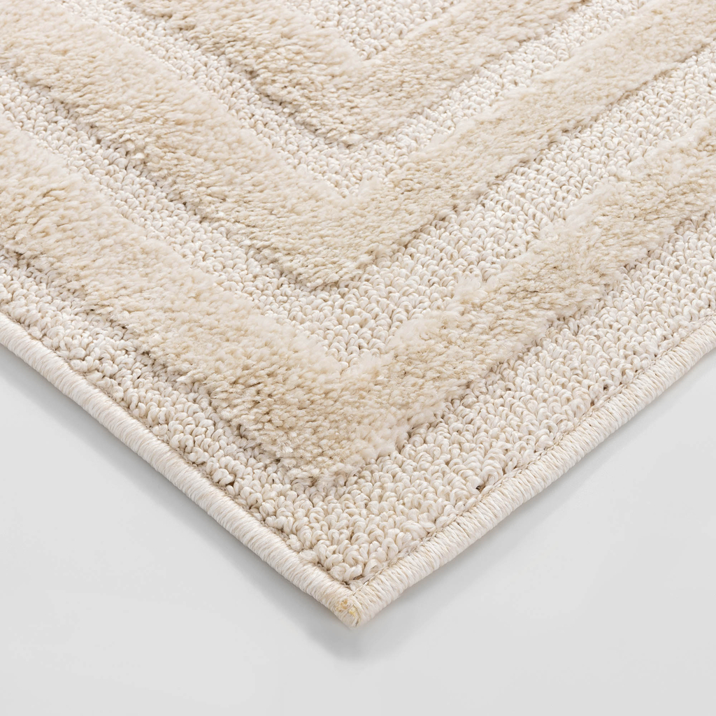 Moderný bielo-krémový koberec MONTY 120x170 cm