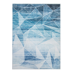 Geometrický koberec PUERTO modré trojuholníky 120x160 cm