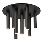 Stropné svietidlo LED 9-bodové čierne LOYA