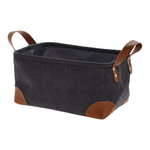 Úložný kôš sivý 30x20x15 cm