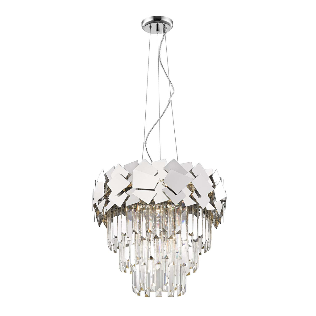 Luster chrómový QUASAR 48 cm