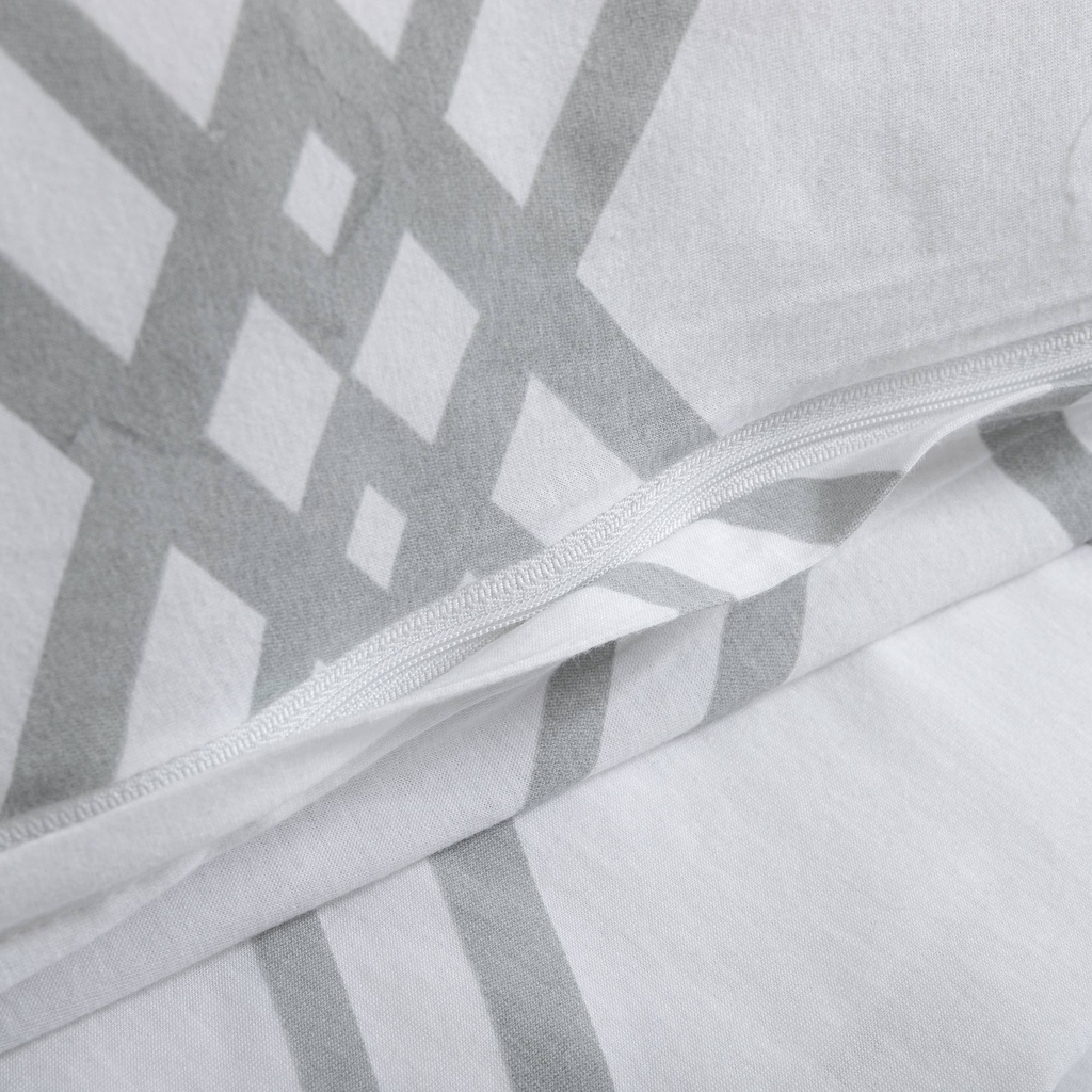 Geometrická bavlnená posteľná bielizeň JERSEYLOVE 160x200 cm