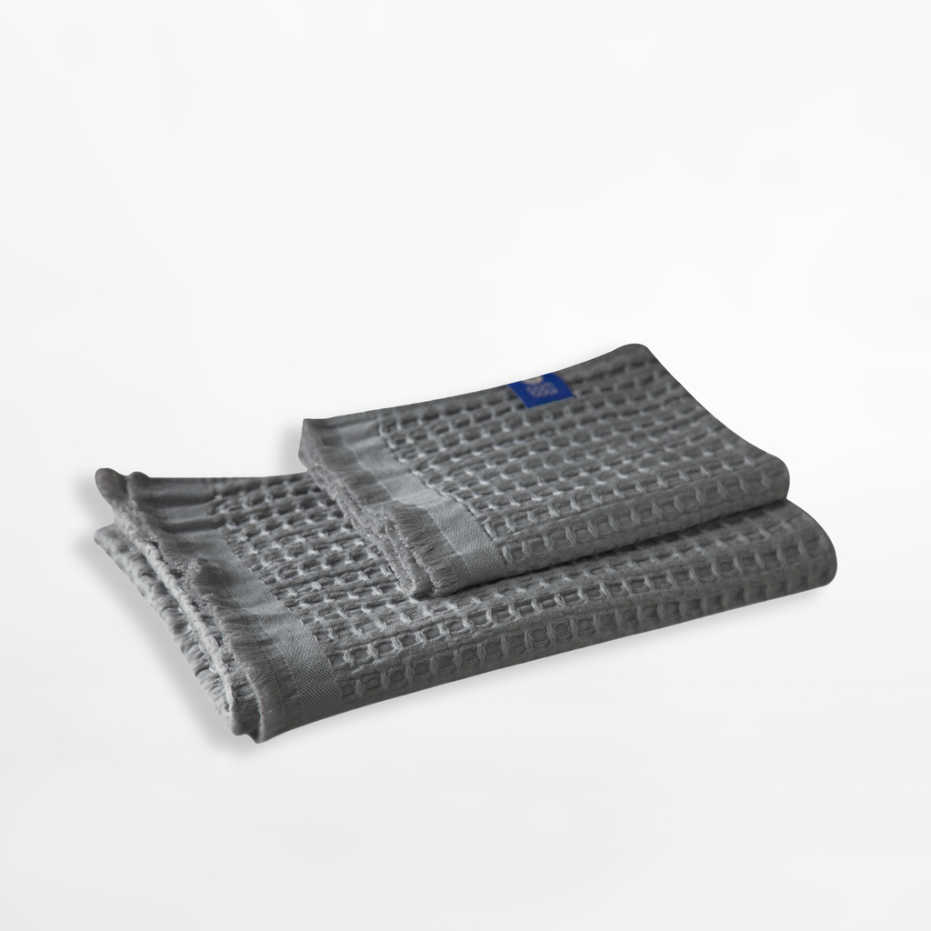 Antracitový bambusový uterák SOFT WAFEL BAMBOO SPA 80x160 cm