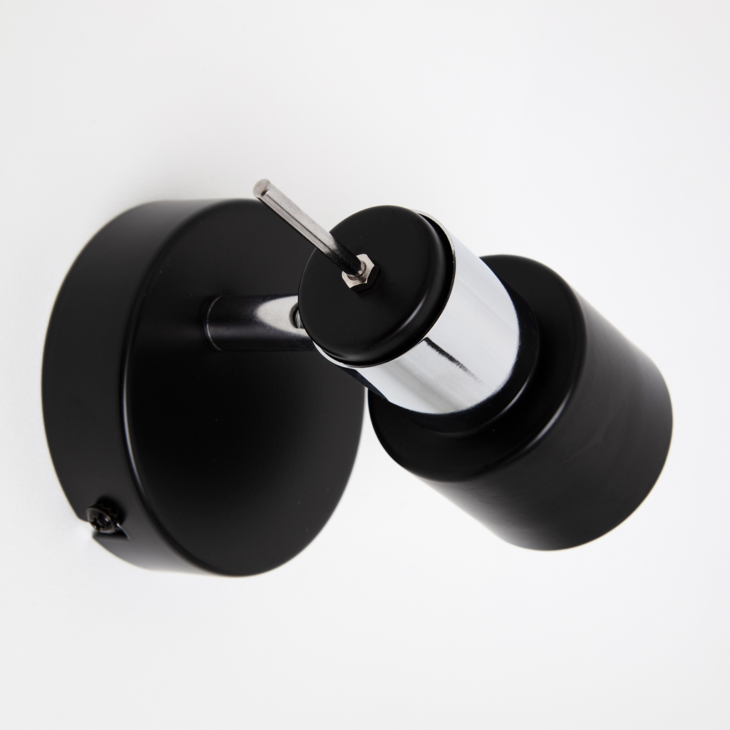 Nástenné bodové svietidlo čierne ORO STERNA